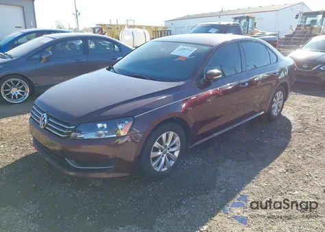 2014 Volkswagen Passat 2.5L Wolfsburg Edition from USA, damaged, VIN 1VWAP7A31EC021718
